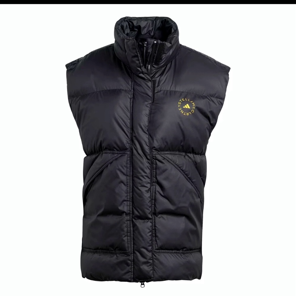 Adidas by Stella McCartney Black Puffer Vest - Picture 15 of 17